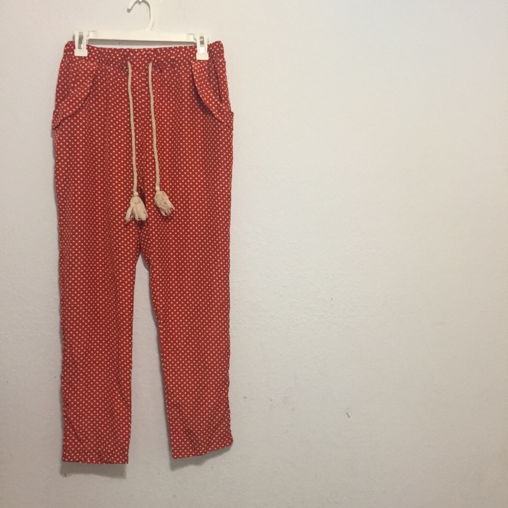 Polka dot pants!